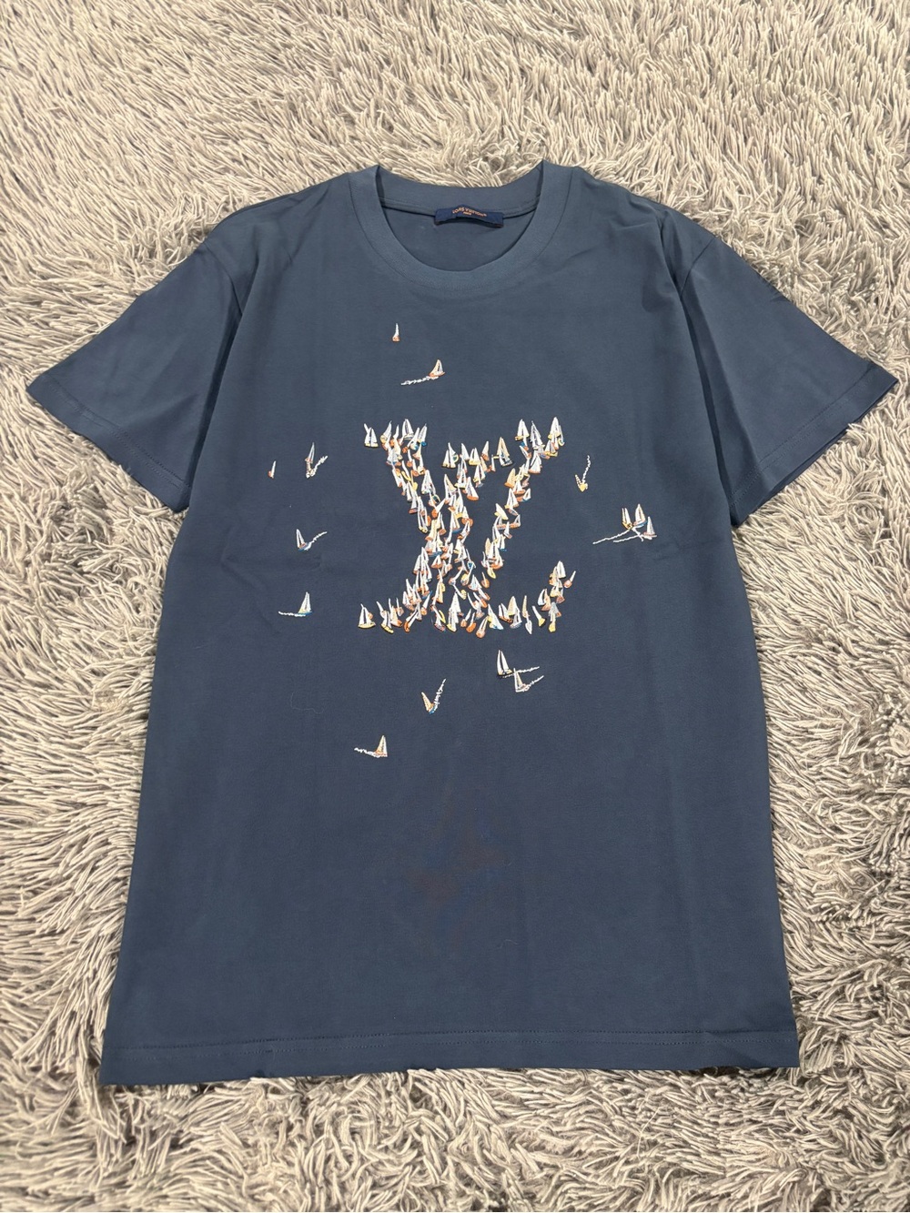 LV Boat Embroidered Logo Tee
